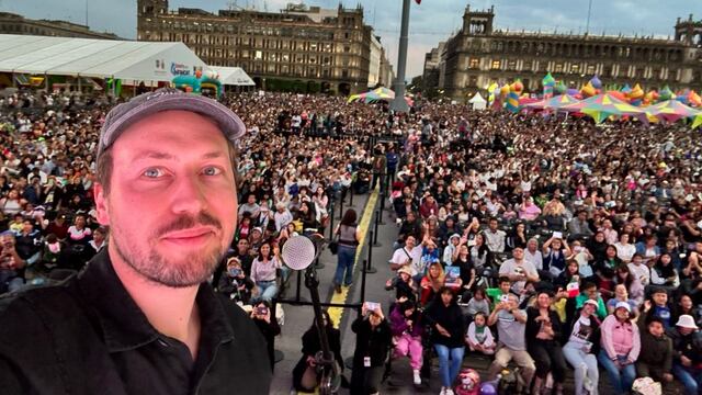 Gints Zilbalodis presume lleno en el Zócalo CDMX para protección de Flow por el Día del Niño 2025