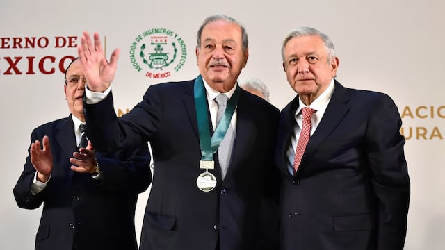 Carlos Slim y AMLO