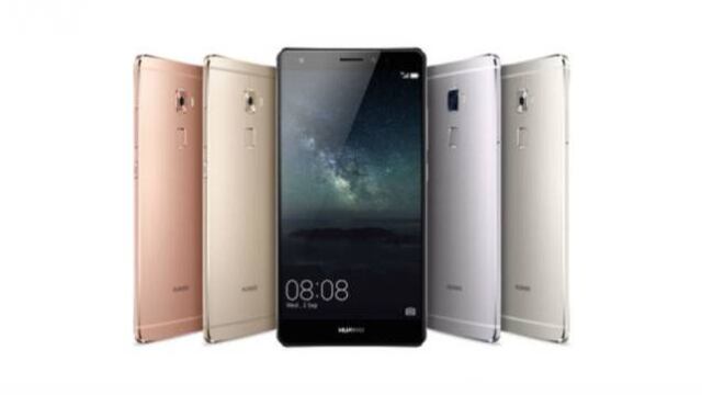Huawei presenta nuevo teléfono Mate S; versión de 128GB tendrá 'Force Touch'
