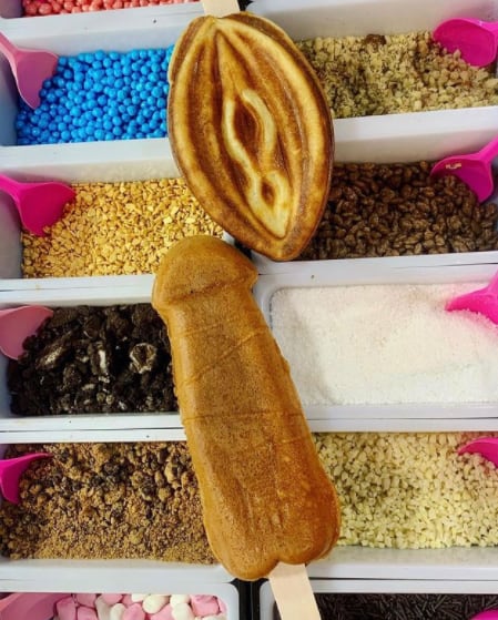 Wafles de 'La verguería'.