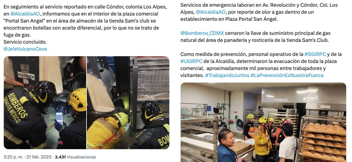 ¿Qué pasó en el centro comercial Portal San Ángel?