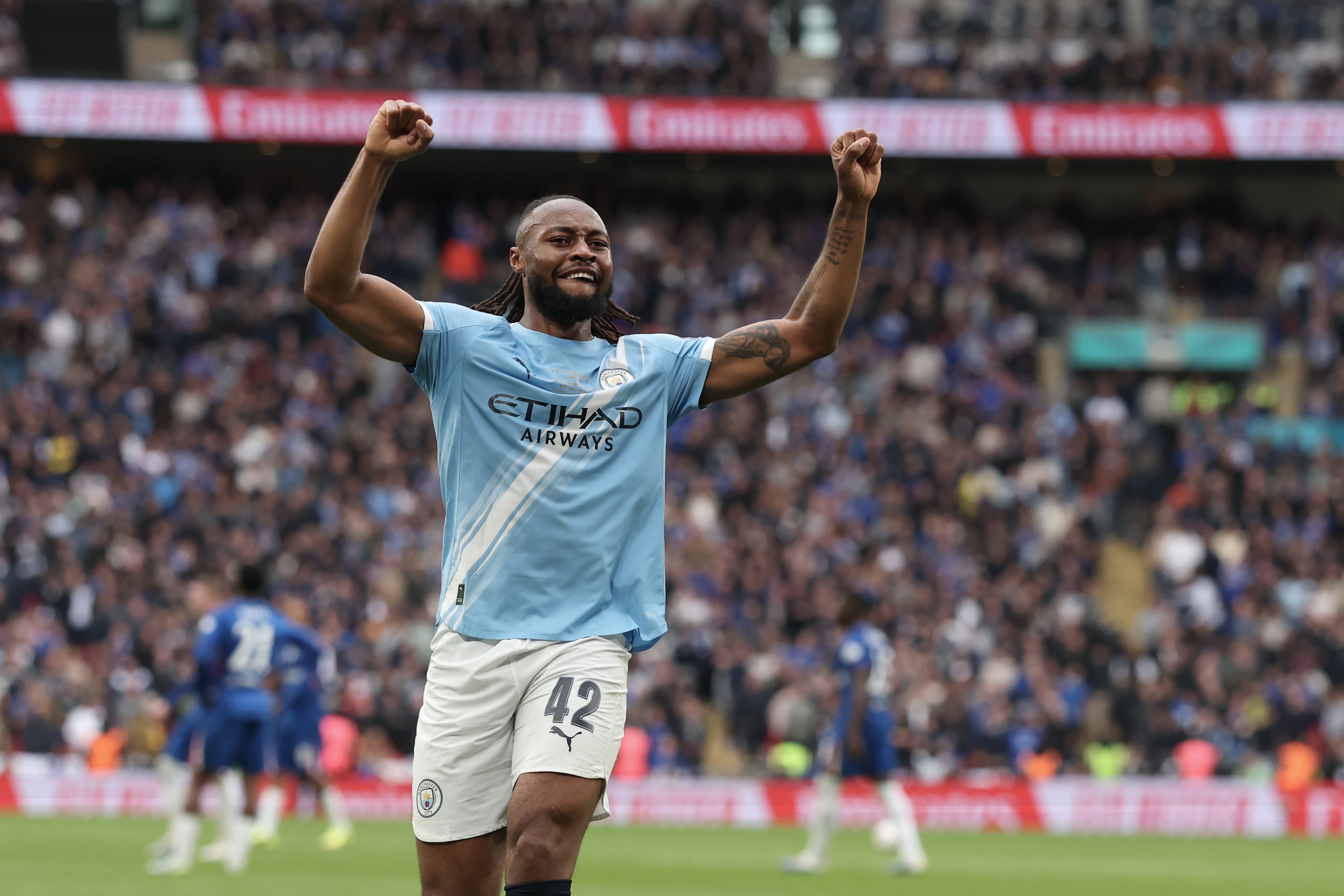 Antoine Semenyo le dio el título de la FA Cup al Manchester City