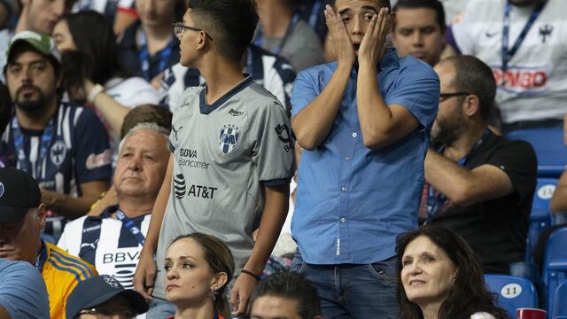 Afición de Rayados durante el Clásico Regio