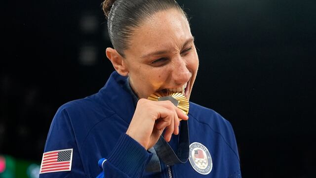 Diana Taurasi en París 2024.