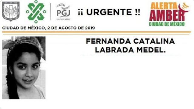 Fernanda Catalina Labrada Medel tiene 15 años