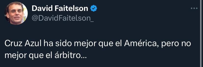 Faitelson sobre el arbitraje y América.