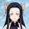Stickers de Kanae Kocho: Pack del pilar de la flor de Demon Slayer: Kimetsu no Yaiba para descargar en WhatsApp