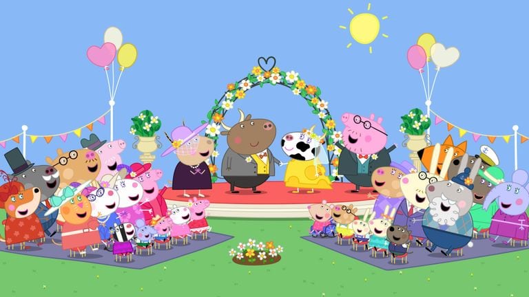 La boda del Señor Toribio de Peppa Pig