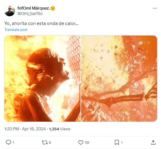 Memes por las altas temperaturas