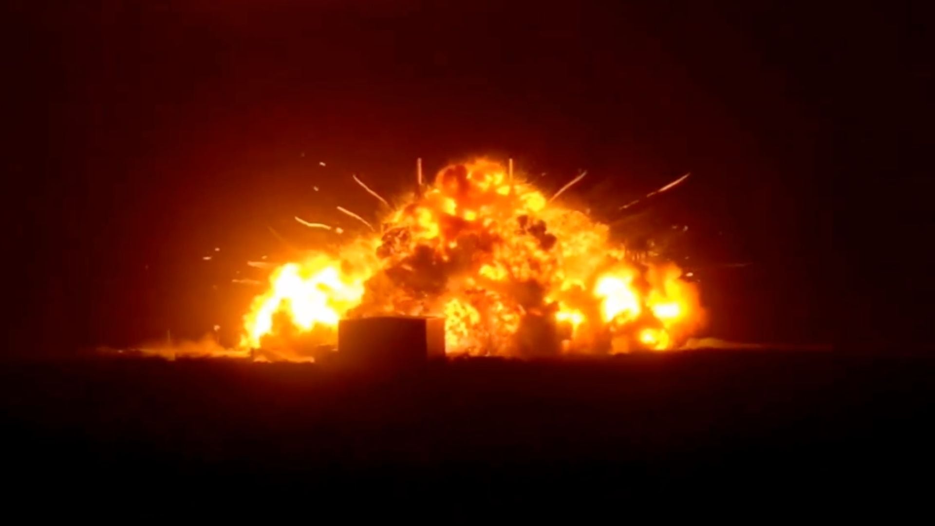 Así explotó el cohete New Glenn de Blue Origin en una prueba en Florida