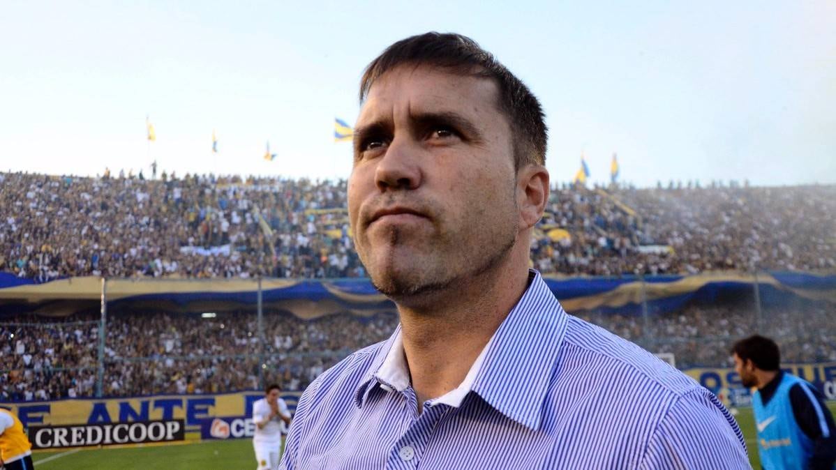 Eduardo Coudet, técnico de Orbelín PIneda.