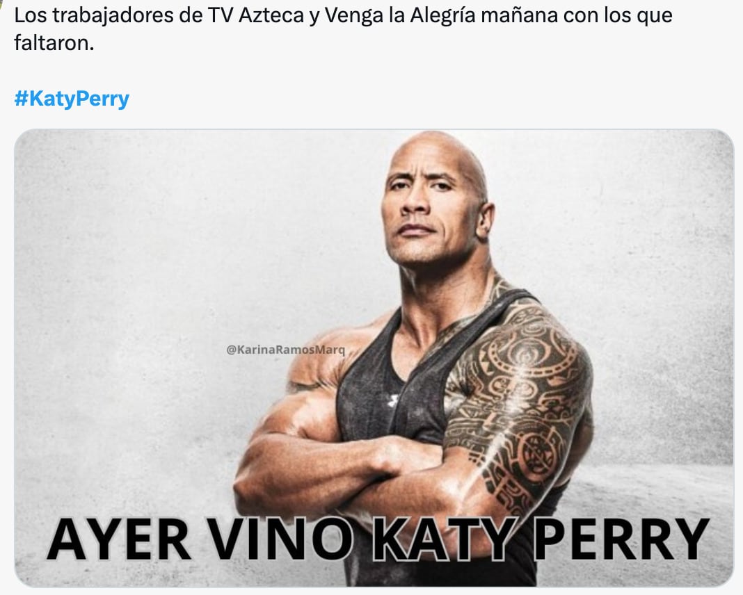 Katy Perry vivió momentos humildes en Venga la Alegría y los memes lo saben
