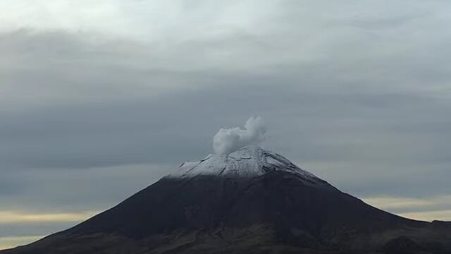 Volcán Popocatépetl el 5 de septiembre