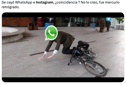 La caída de WhatsApp e Instagram inspiran memes este 3 de abril