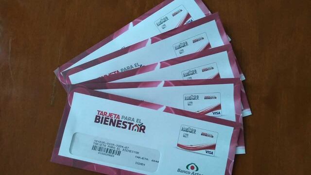 Tarjetas de programa social de las Tandas para el Bienestar.