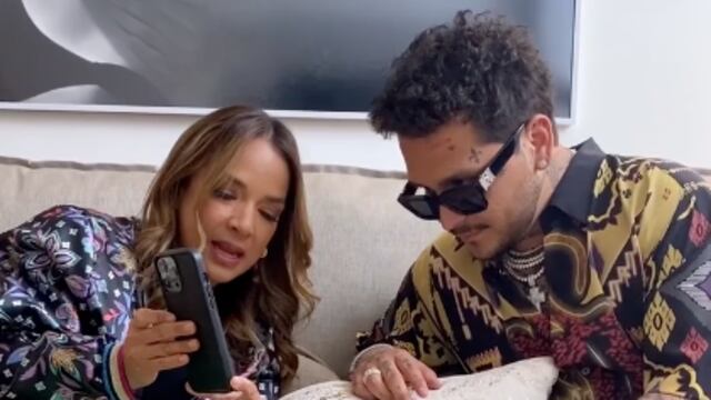 Adamari López y Christian Nodal