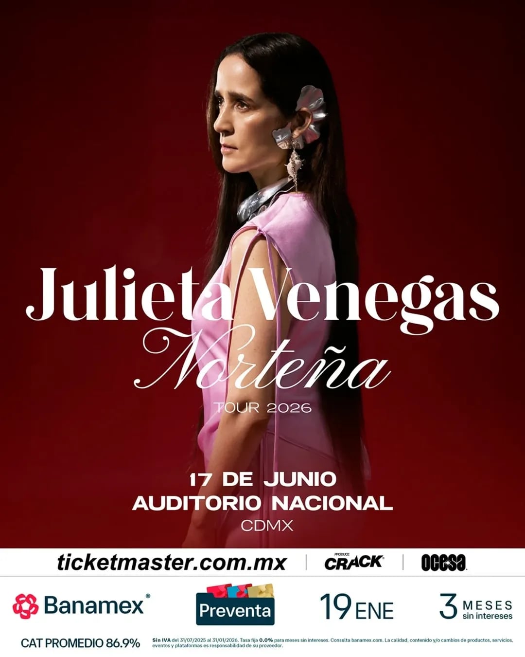Julieta Venegas en el Auditorio Nacional