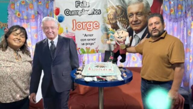 Cumpleaños con temática de AMLO