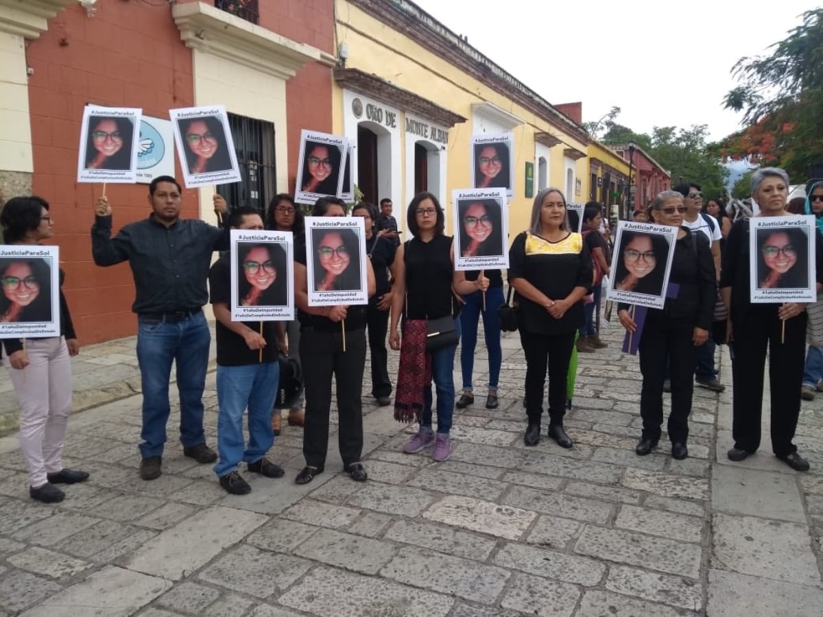 Protesta en Oaxaca.