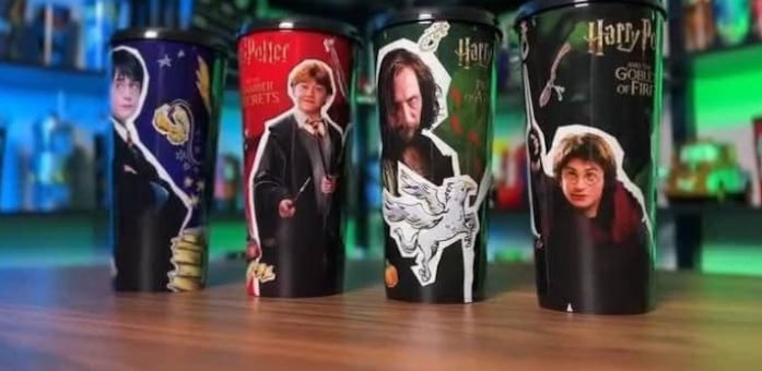 Vasos de Harry Potter en Cinemex