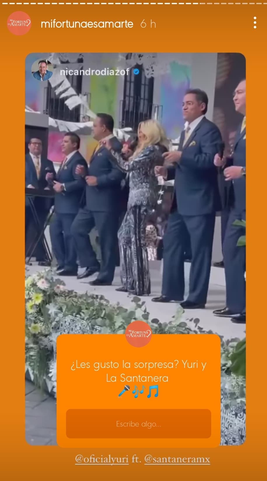 Yuri asiste a la final de Mi Fortuna es Amarte