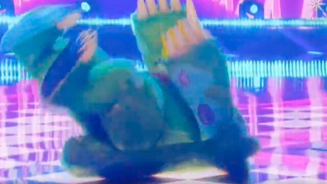 Erik Rubín se cae en '¿Quién es la Máscara?'