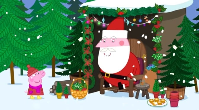 Capítulo Peppa Pig viaja en el trineo de Santa Claus