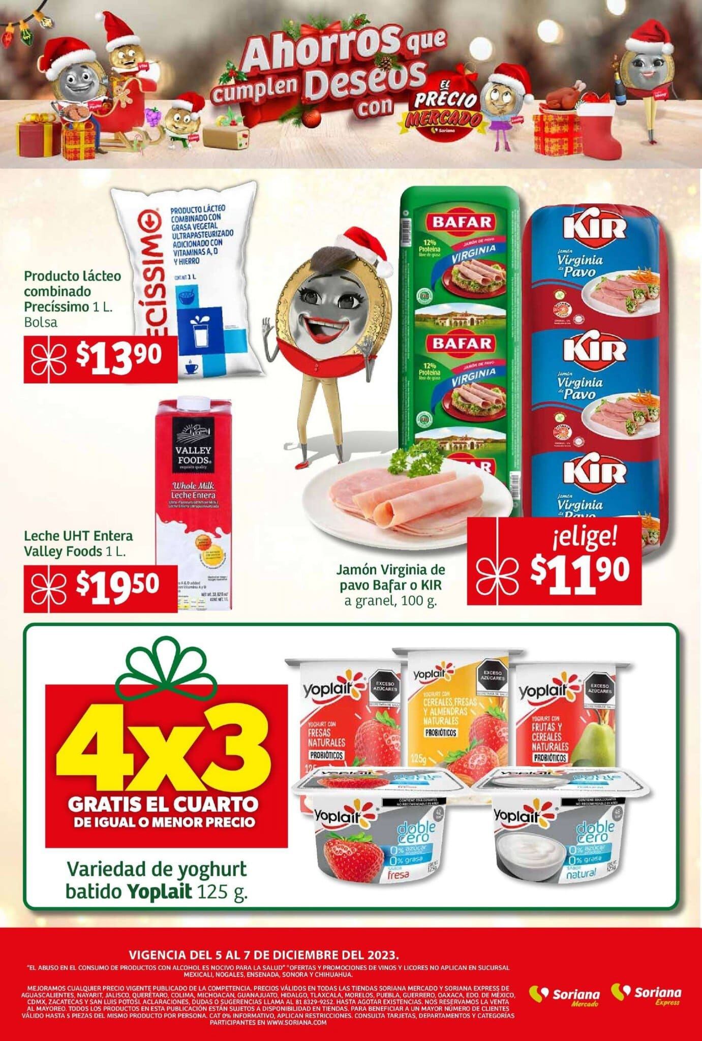 Soriana Mercado Frescura de Mercado 5 al 7 de diciembre 2023: Estas son las mejores ofertas