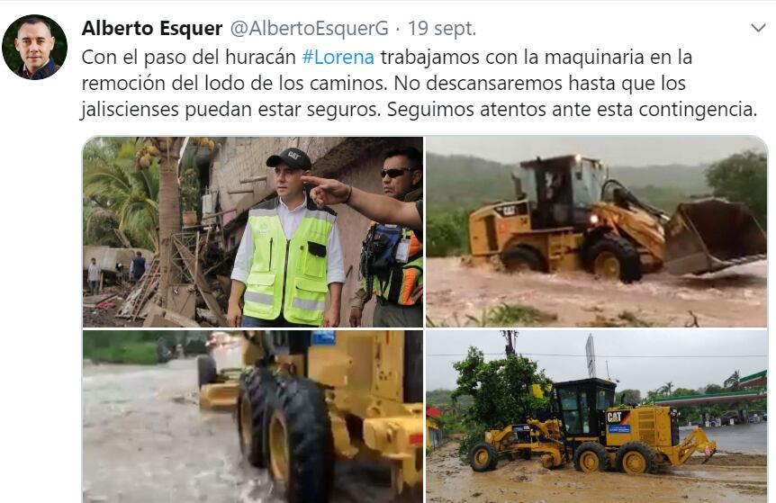 A través de las redes mostró los trabajos