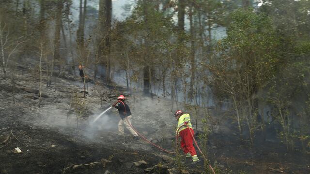 Incendio en Santiago, Nuevo León