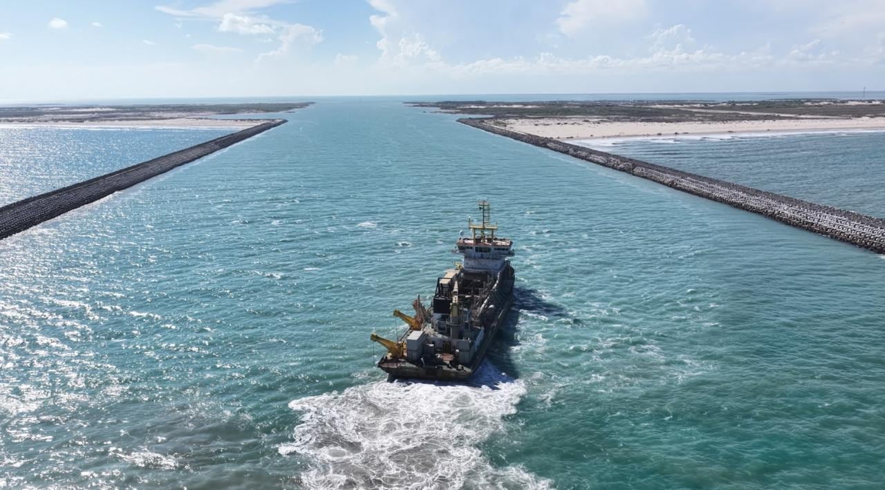 Puerto de Matamoros inicia nueva ruta de carga hacia Pecém, Brasil