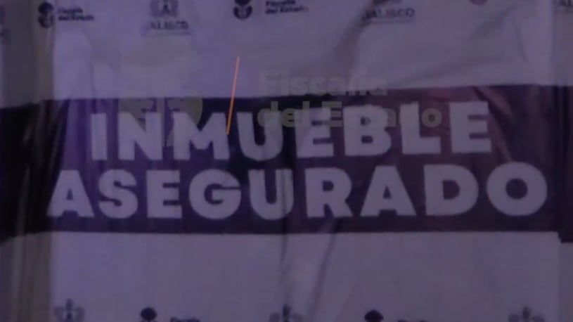 Fiscalía de Jalisco asegura finca usada como clínica por el CJNG