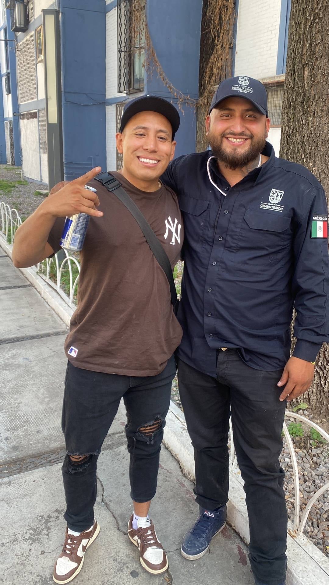 Yulay con Oscar Giovanni Mata "El Topo"