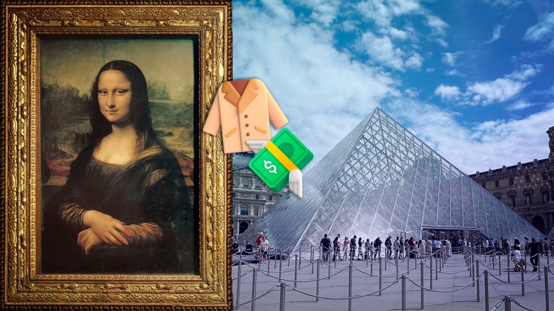 El robo “con suerte” de La Mona Lisa en el Museo del Louvre que la hizo mundialmente famosa