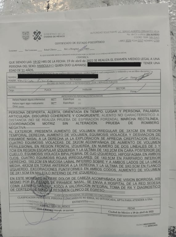 Denuncia de Francisco Alvarado, residente de Álvaro Obregón.