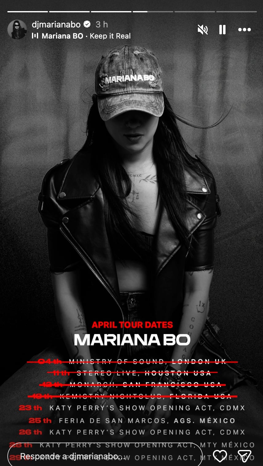 Telonero para los conciertos de Katy Perry en Arena CDMX