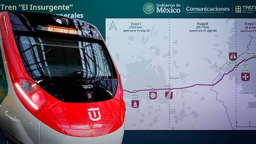 El Insurgente: ruta, estaciones y todo sobre la inauguración del tren interurbano