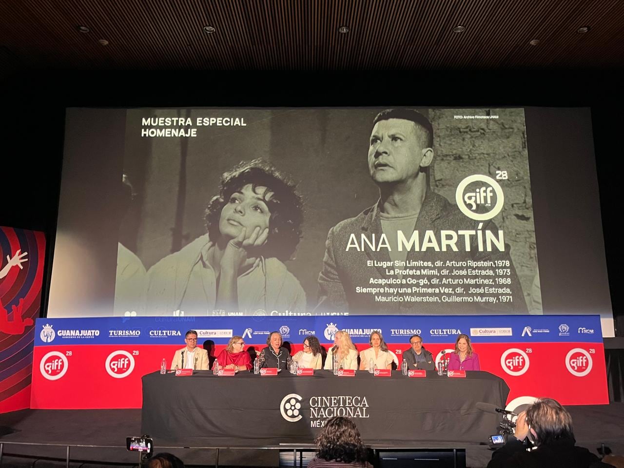 Presentación del GIFF 2025, Guanajuato International Film Festival, en Cineteca Nacional