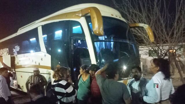 Autobús abandonado en Lerdo, Durango