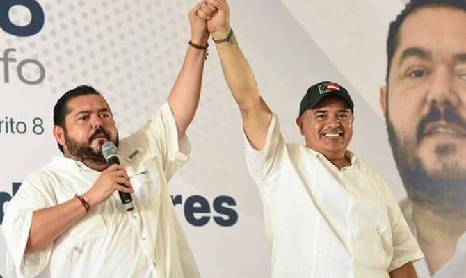 Bayardo Ojeda Marrufo y Renán Barrera