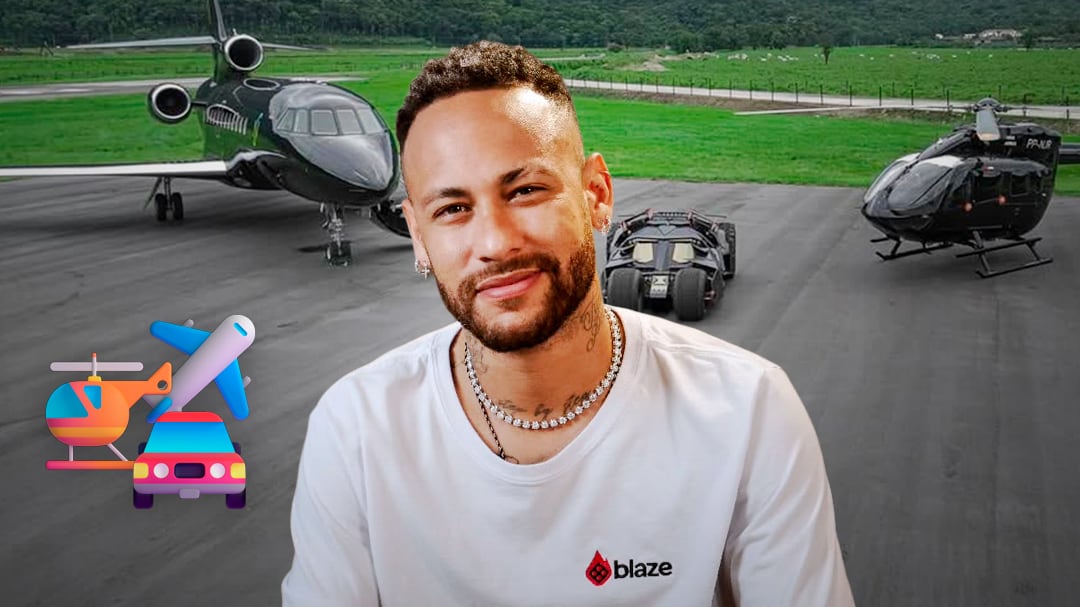 ¿Y esos juguetes? Neymar presume su lujosa colección de autos