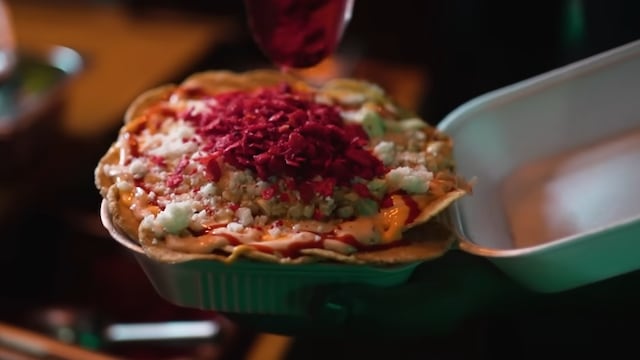 Esquisopa, botana que venden en Neza