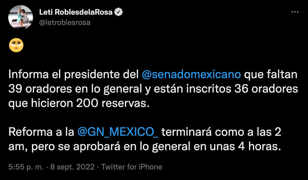 Alejandro Armenta dice que hay 200 reservas a la reforma de la Guardia Nacional