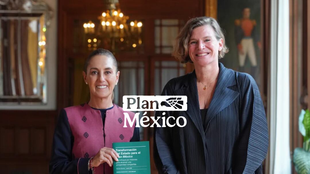 Claudia Sheinbaum se reúne con Mariana Mazzucato para hablar del Plan México