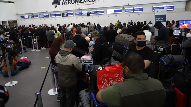 Mostrador de Aeroméxico
