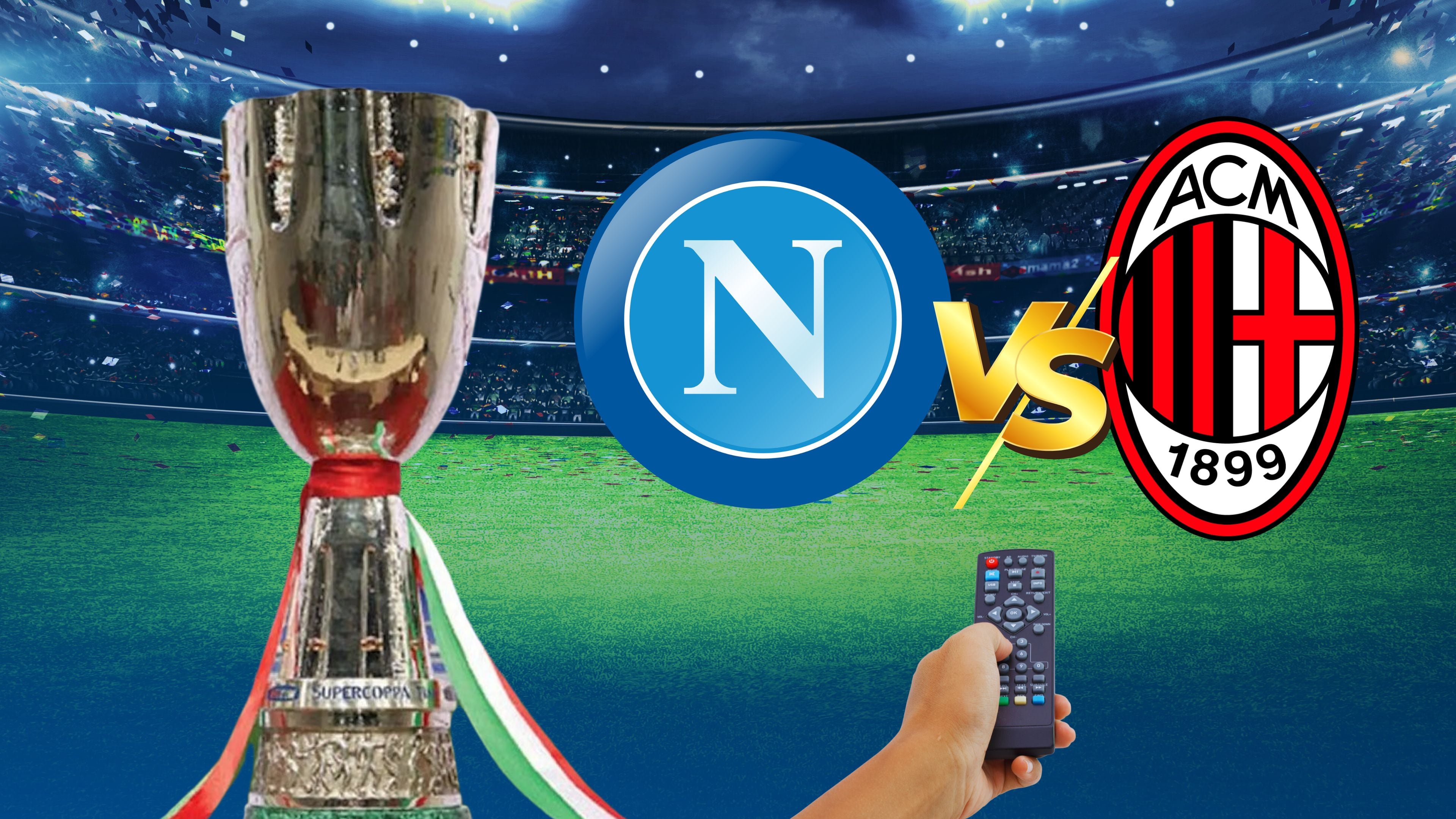 Napoli vs AC Milan: ¿A qué hora y dónde ver al equipo de Santi Giménez en la Supercopa de Italia?