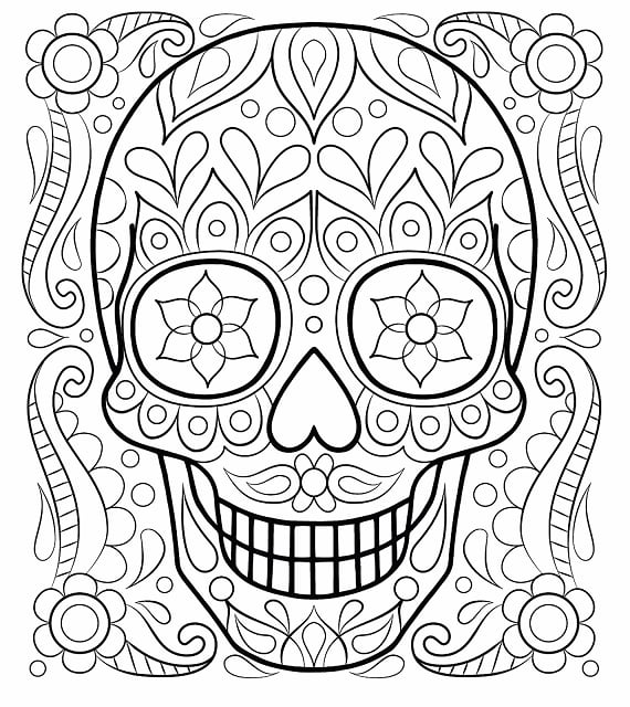 Mandalas Día de Muertos 2024