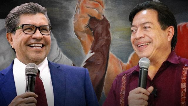 Ricardo Monreal defiende a Mario Delgado al frente de Morena.