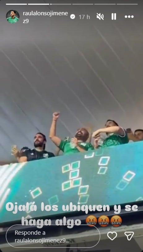 Raúl Jiménez denuncia agresión contra un familiar en el Estadio Banorte