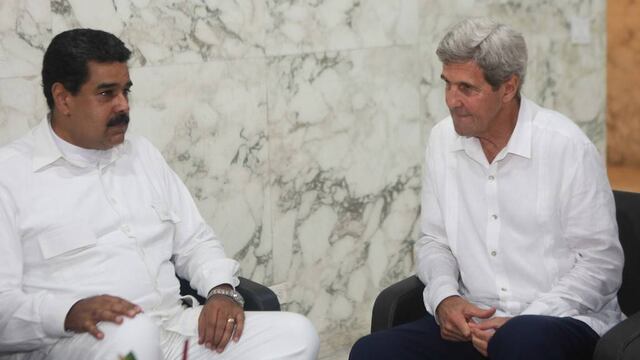 Maduro y Kerry
